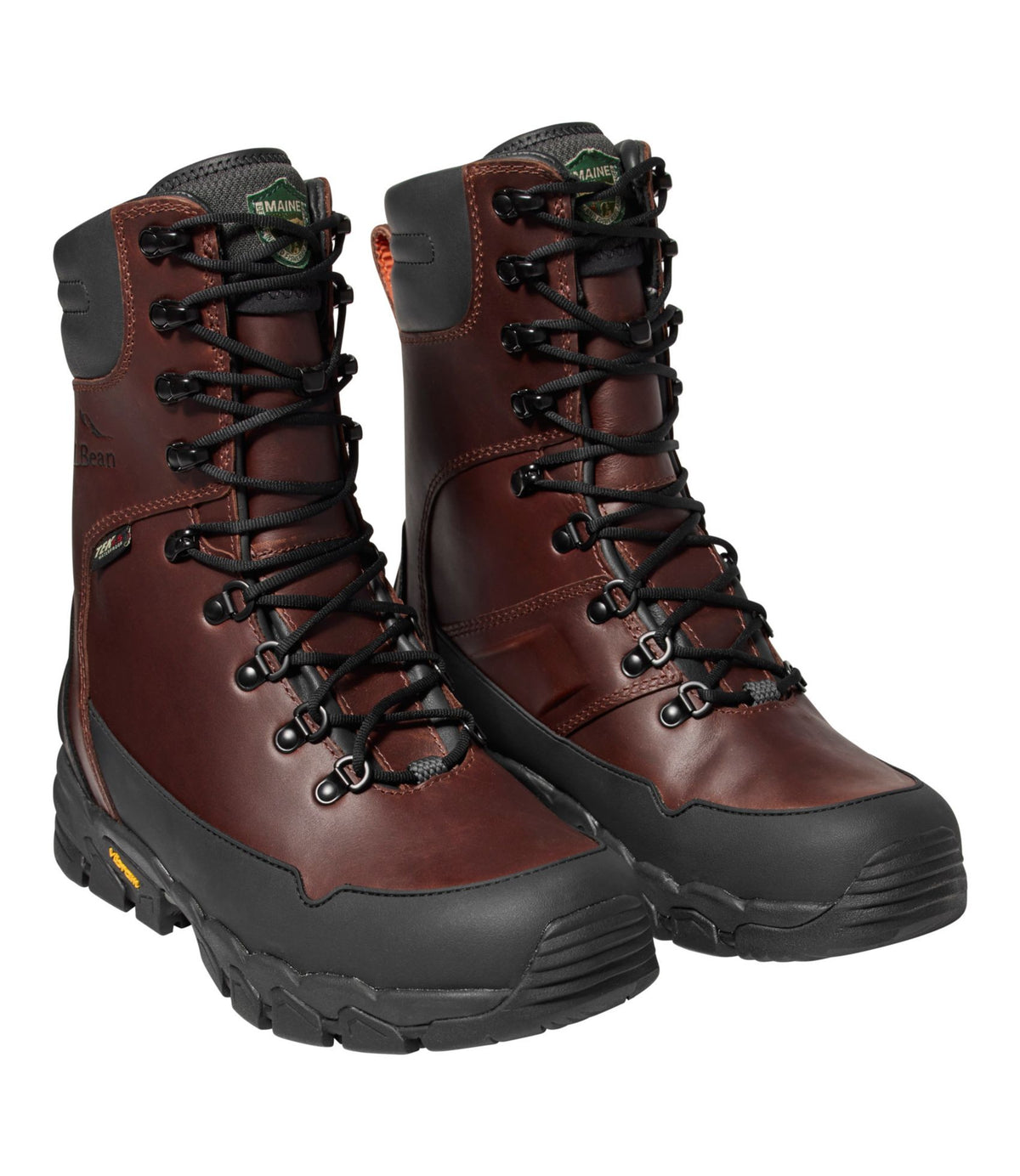 L.L.Bean Men's Maine Warden's Field Boot Deepest Brown