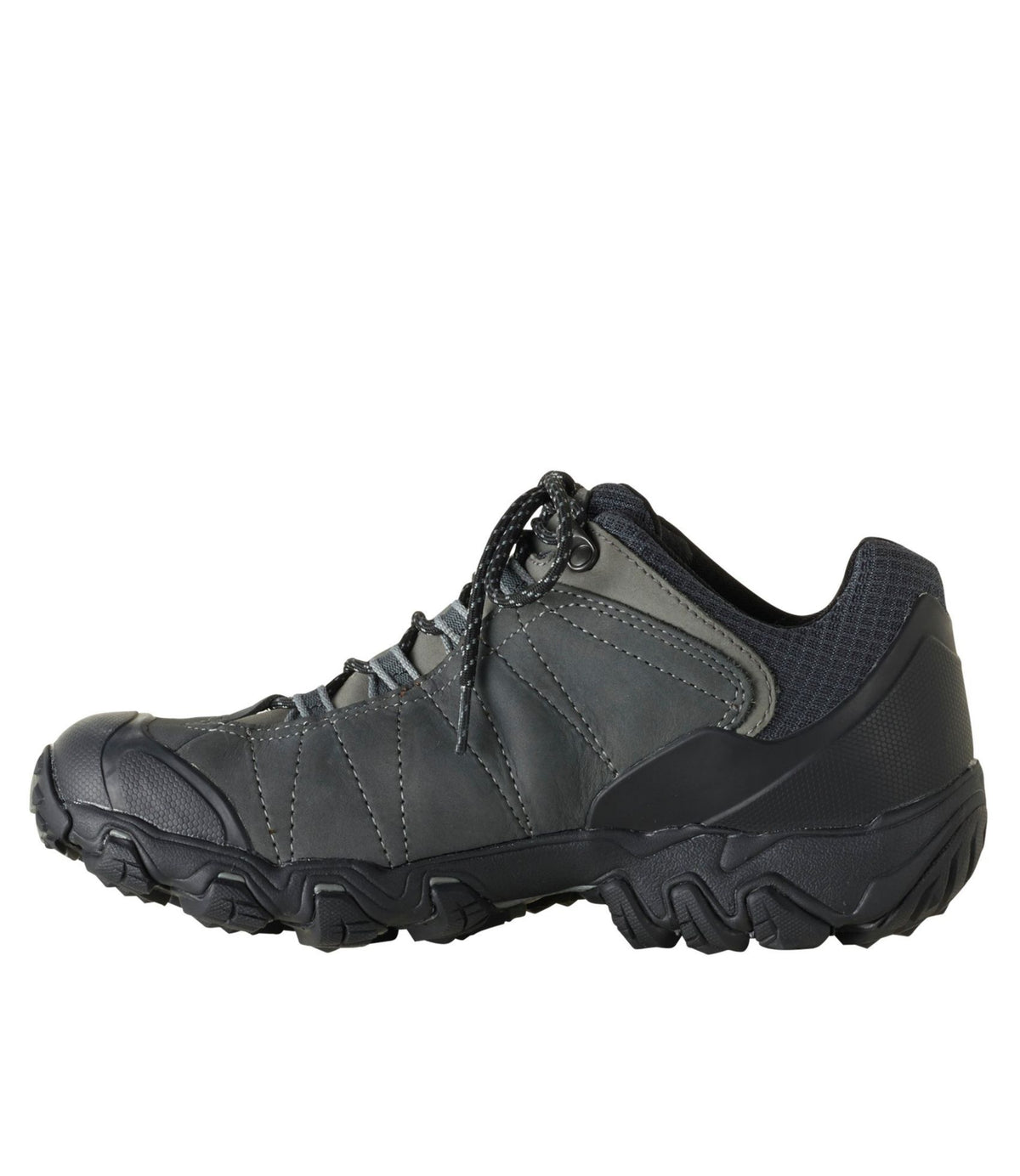 L.L.Bean Men's Oboz Bridger Low B-Dry Hiking Shoes Dark Shadow