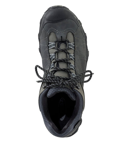 L.L.Bean Men's Oboz Bridger Low B-Dry Hiking Shoes Dark Shadow