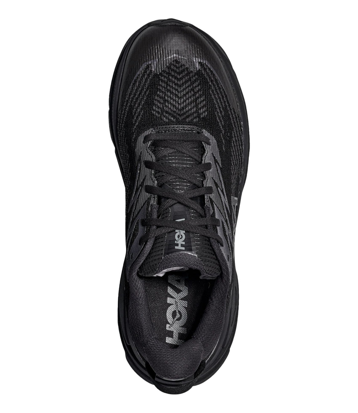 L.L.Bean Men's HOKA Challenger 8 Trail Shoes, GORE-TEX Black/Carbon Black