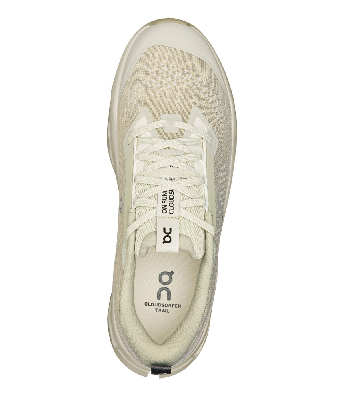 L.L.Bean Men's On Cloudsurfer Trail 2 Running Shoes Chalk/Ghost
