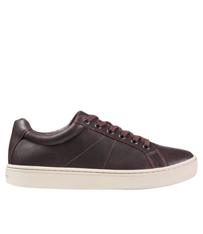 L.L.Bean Men's Eco Bay Sneakers, Leather Dark Brown