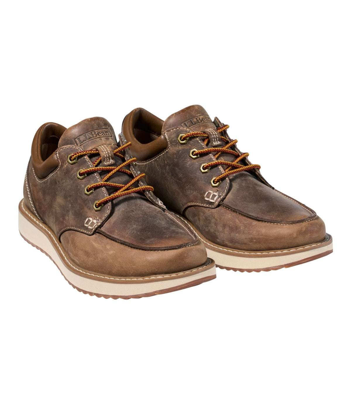 L.L.Bean Men's Stonington Shoes, Moc-Toes Dark Cocoa