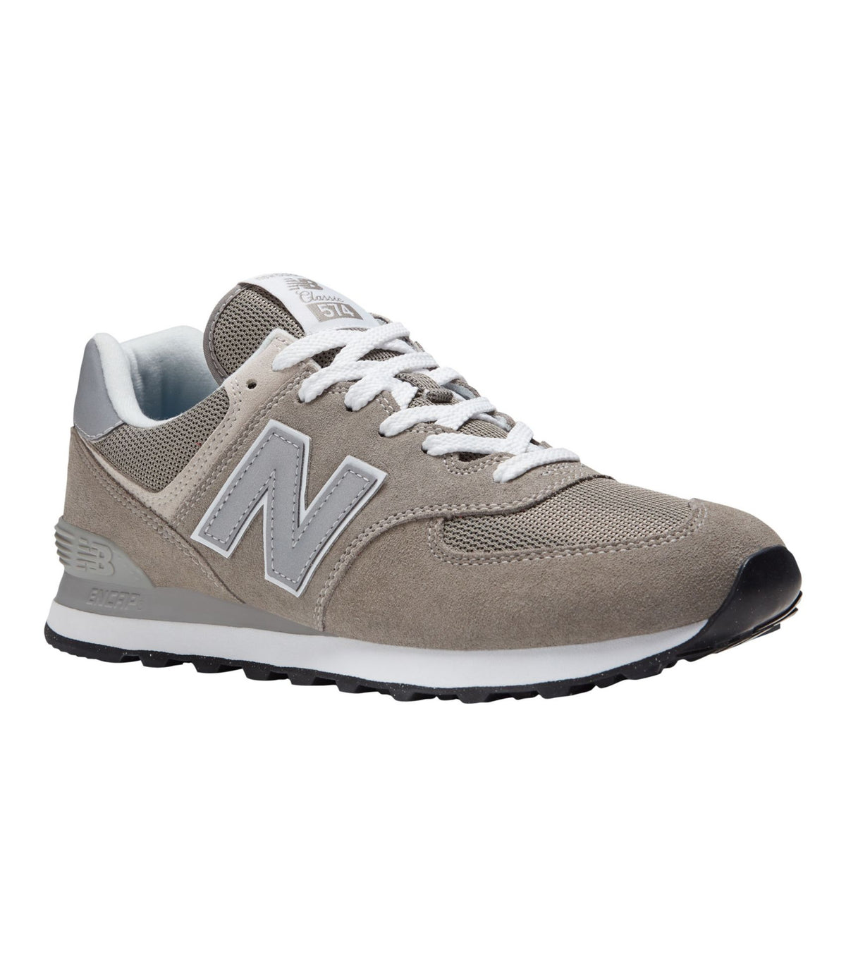 L.L.Bean Men's New Balance 574V3 Walking Shoes Grey/White