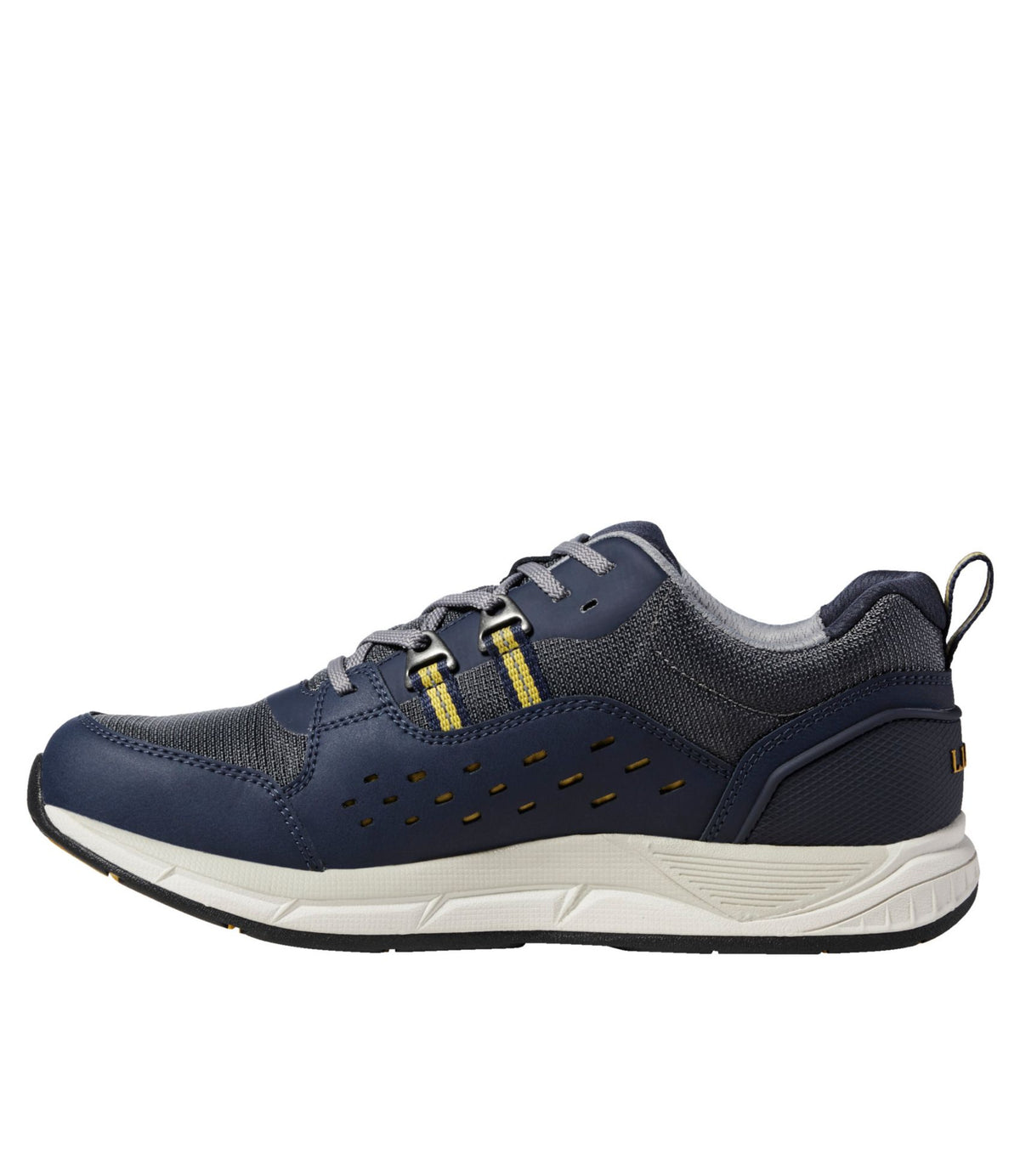 L.L.Bean Men's Bean's Comfort Fitness Walking Shoes, Waterproof Classic Navy/Iron