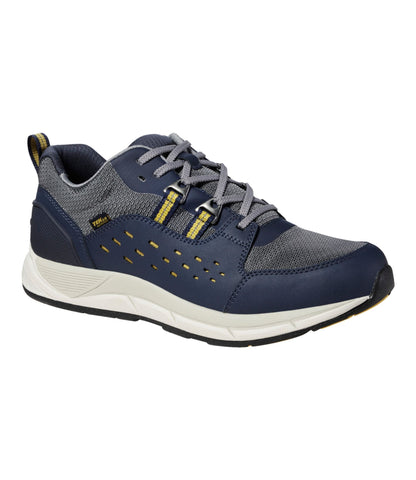 L.L.Bean Men's Bean's Comfort Fitness Walking Shoes, Waterproof Classic Navy/Iron