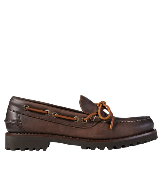 L.L.Bean Men's Allagash Handsewn Mocs, One-Eye Dark Earth