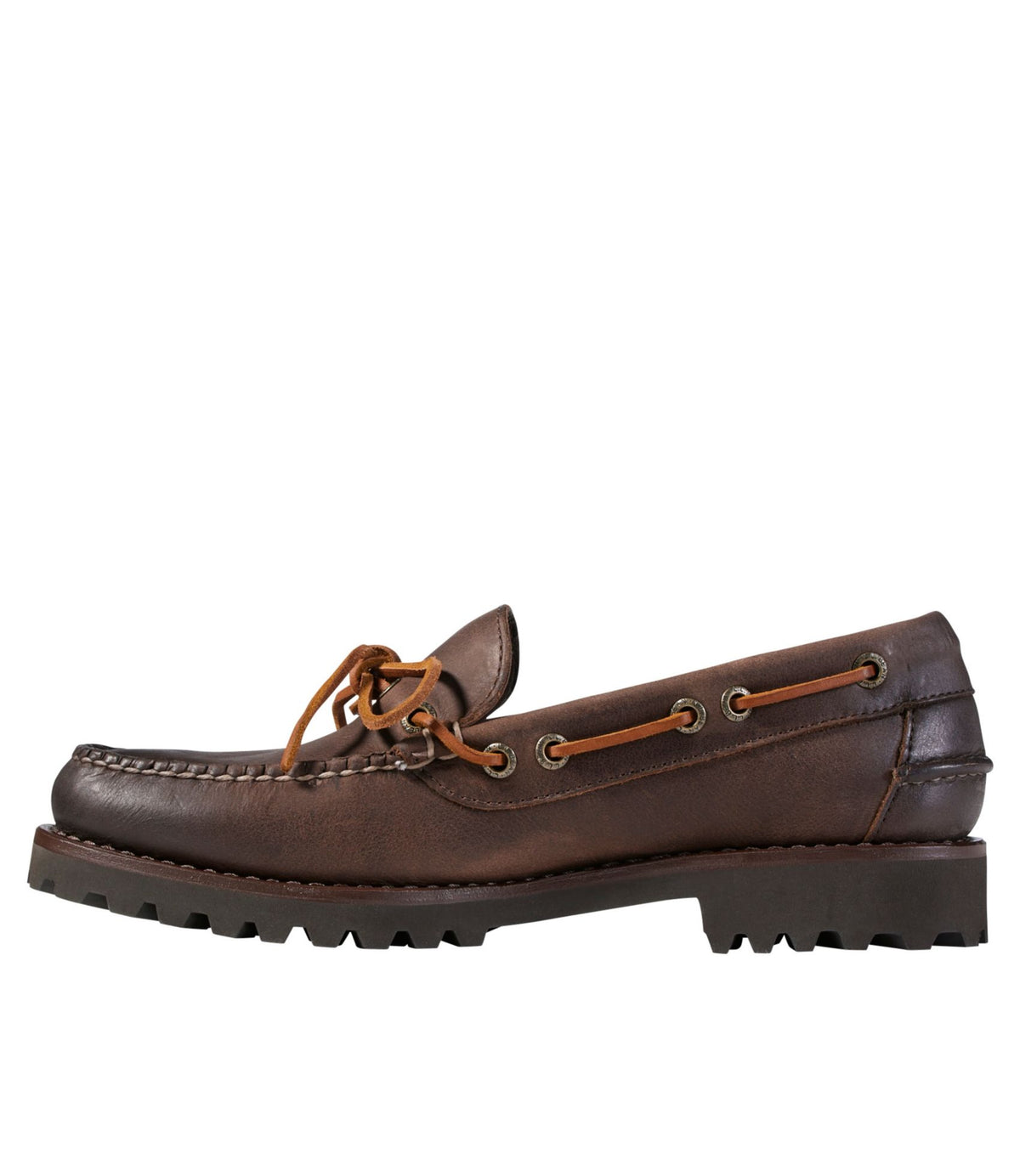 L.L.Bean Men's Allagash Handsewn Mocs, One-Eye Dark Earth