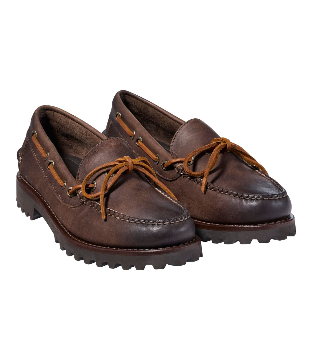 L.L.Bean Men's Allagash Handsewn Mocs, One-Eye Dark Earth