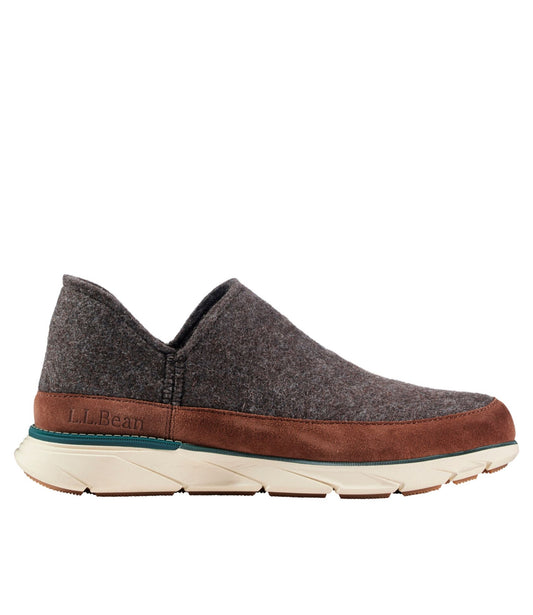 L.L.Bean Men's Downeast Slip-Ons, Wool Cocoa