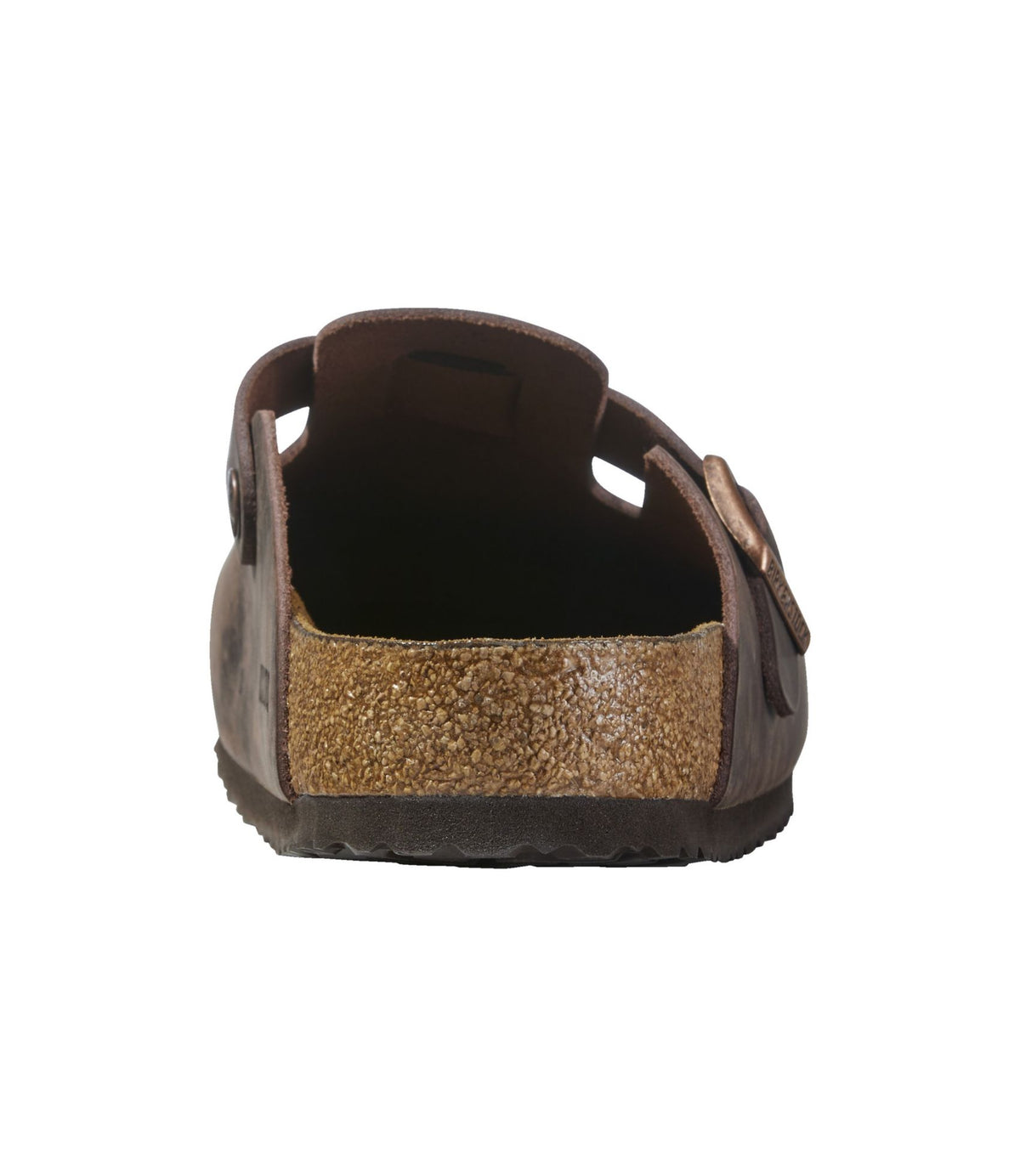 L.L.Bean Men's Birkenstock Soft Footbed Boston Clogs, Leather Habana