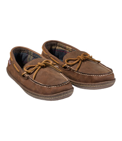 L.L.Bean Men's Handsewn Slippers, Flannel-Lined Acorn