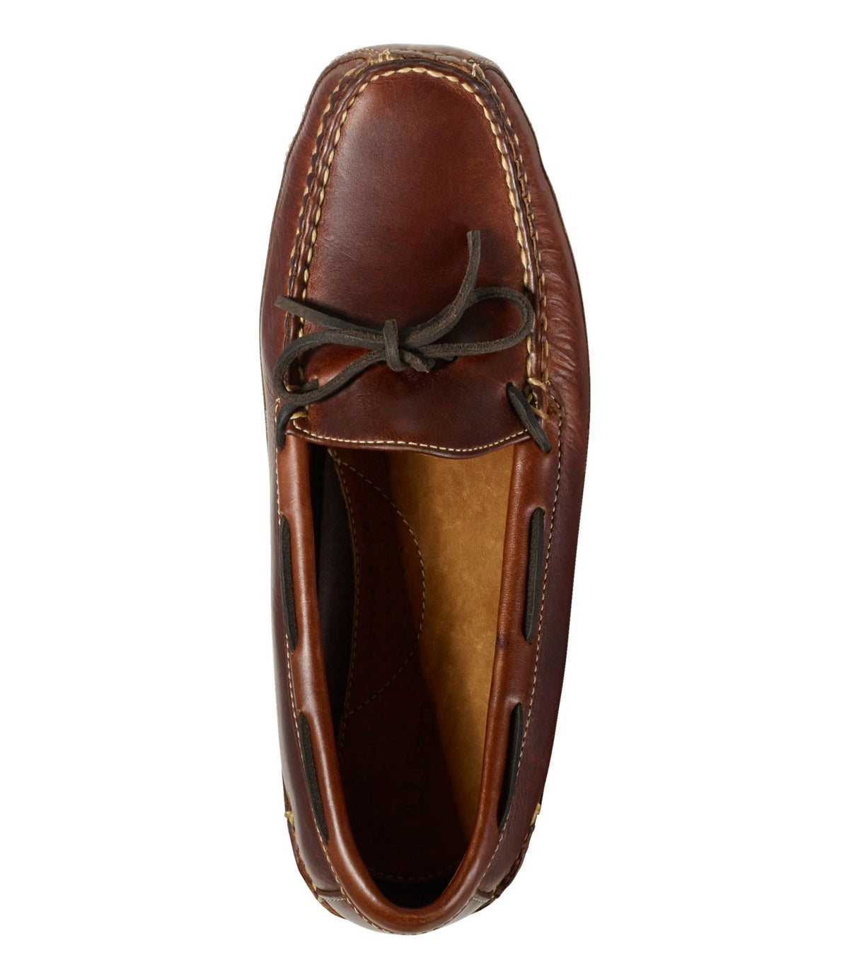 L.L.Bean Men's Leather Double-Sole Slippers, Leather-Lined Brown