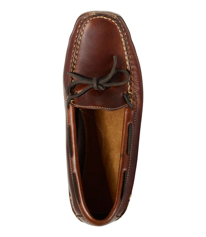 L.L.Bean Men's Leather Double-Sole Slippers, Leather-Lined Brown