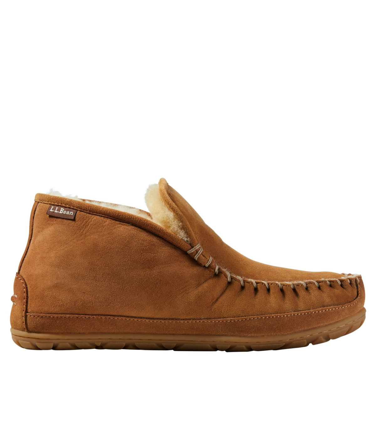 L.L.Bean Men's Wicked Good Slippers, Boot Moc Brown
