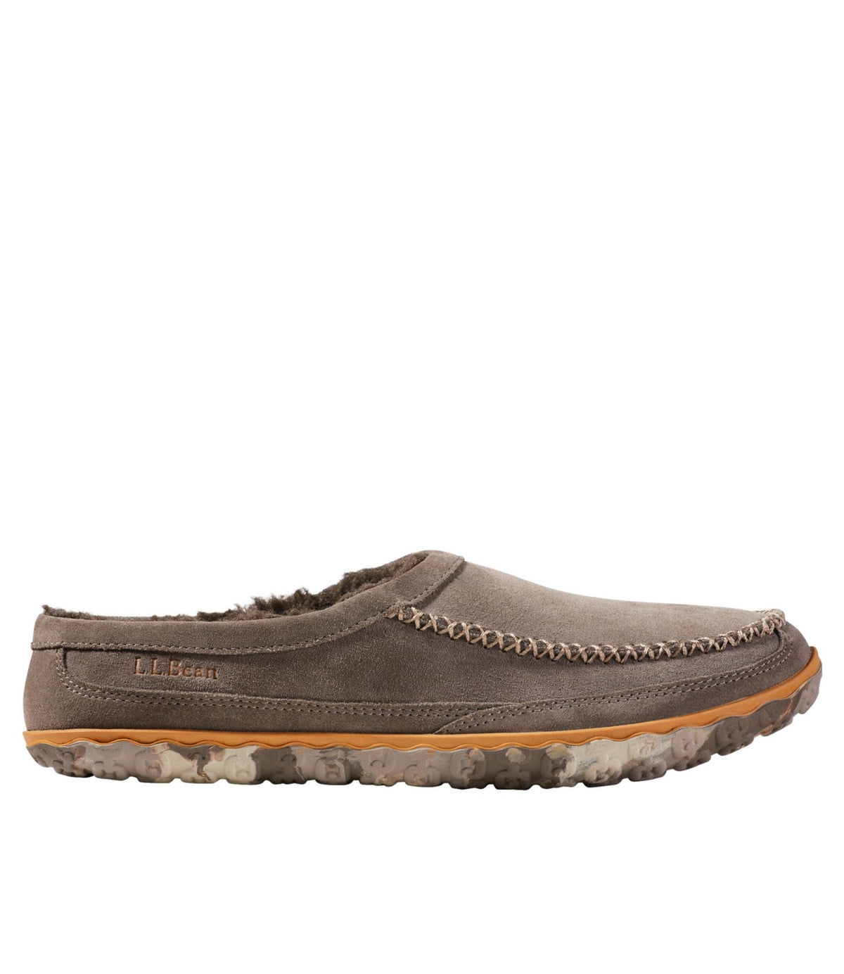 L.L.Bean Men's Mountain Slippers, Scuffs Ash