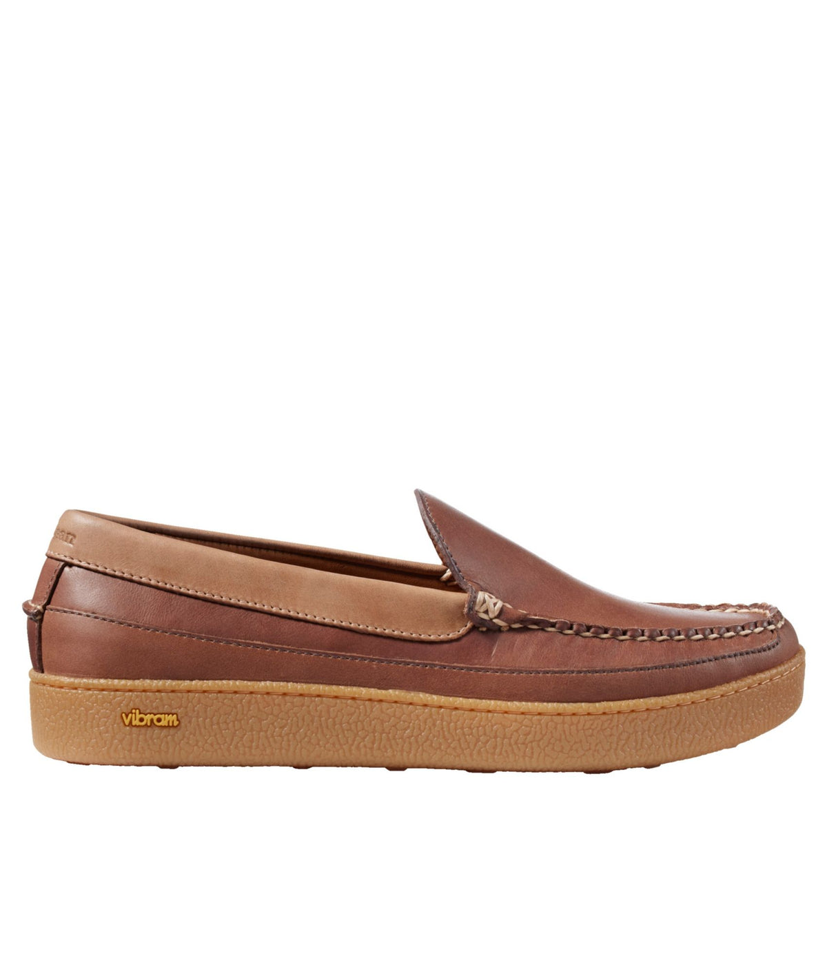 L.L.Bean Men's Lodge Moc Vibram® Slippers Hazelnut