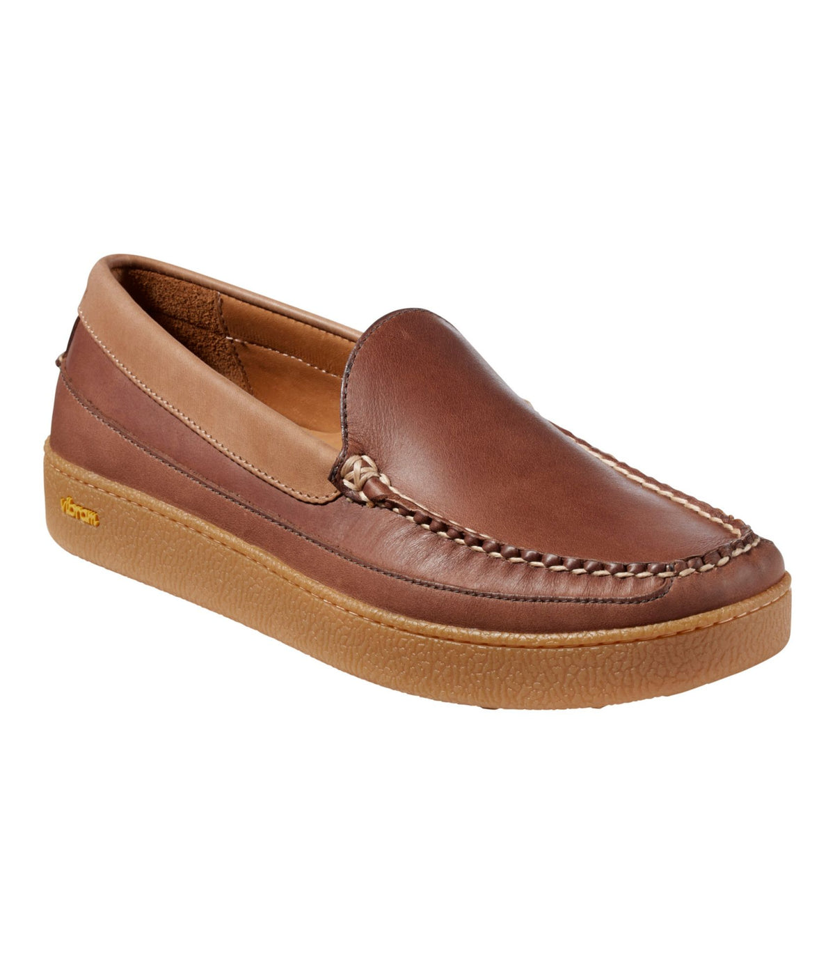 L.L.Bean Men's Lodge Moc Vibram® Slippers Hazelnut