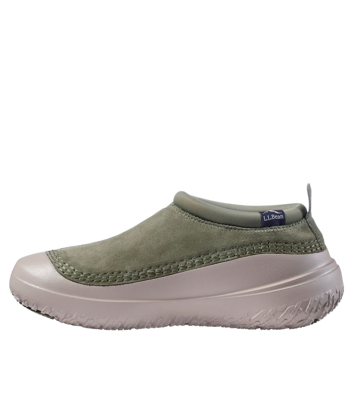 L.L.Bean Men's Wicked Good Max Slippers Olive Gray/River Rock