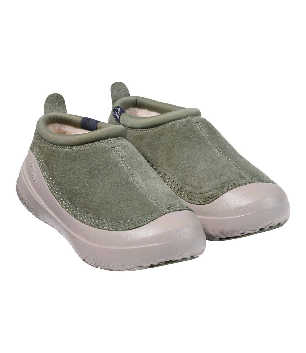 L.L.Bean Men's Wicked Good Max Slippers Olive Gray/River Rock