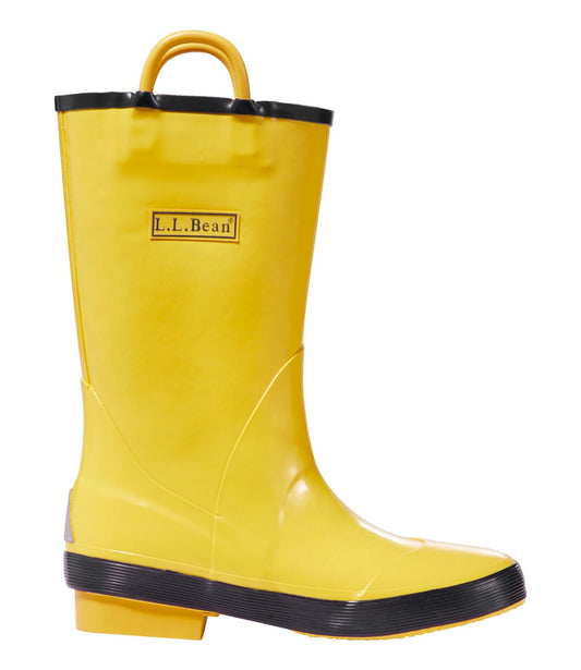 L.L.Bean Kids' Puddle Stompers Rain Boots Bright Yellow