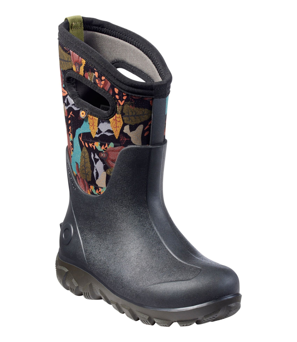 L.L.Bean Kids' Bogs Classic Boots, Yeti Yeti Black Multi