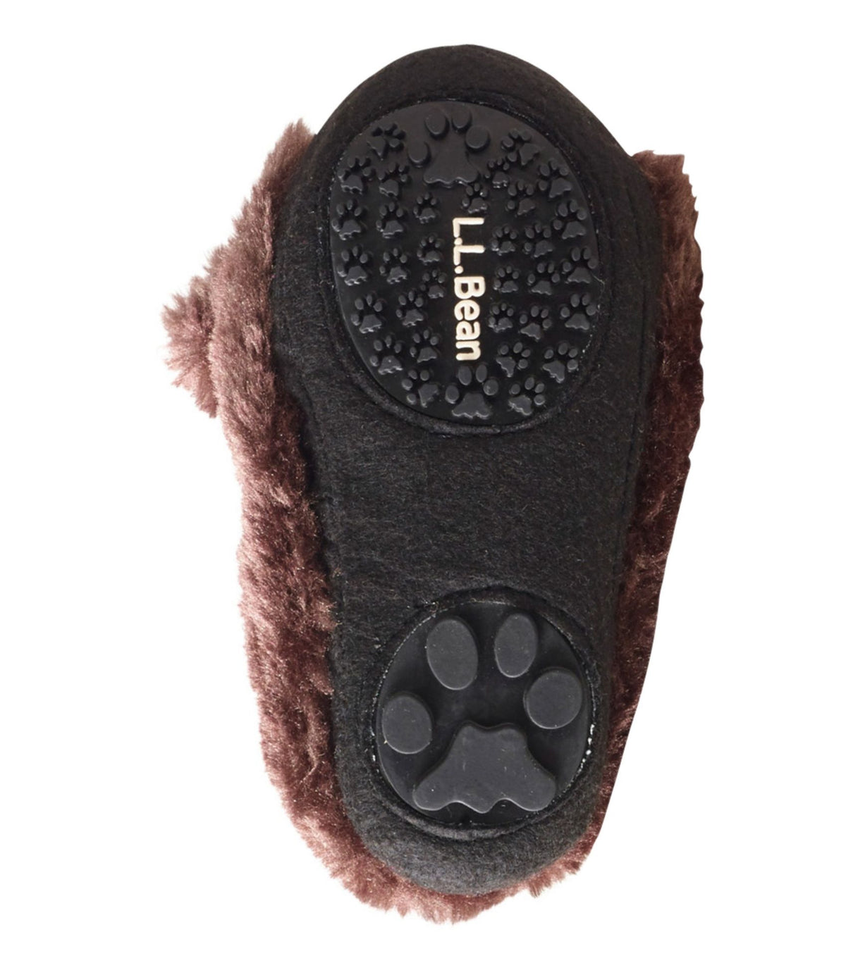 L.L.Bean Toddlers' Animal Paws Slippers Brown Bear