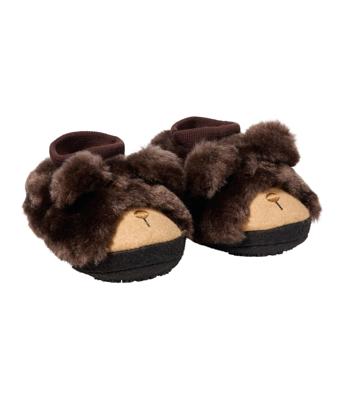 L.L.Bean Toddlers' Animal Paws Slippers Brown Bear