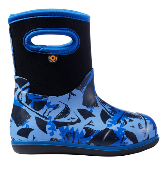 L.L.Bean Toddlers' Baby Bogs, Classic Sharks Sharks Blue Multi