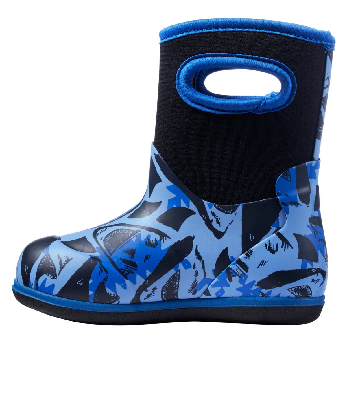 L.L.Bean Toddlers' Baby Bogs, Classic Sharks Sharks Blue Multi