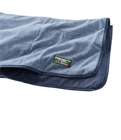 L.L.Bean L.L.Bean Waterproof Outdoor Blanket Navy Heather/Nautical Navy