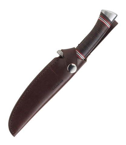 L.L.Bean L.L.Bean Stacked Leather Hunting Knife Brown