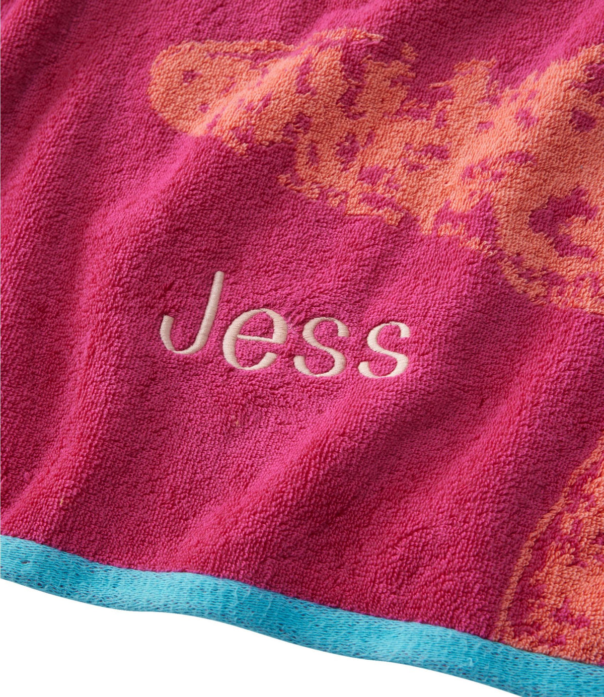 L.L.Bean Seaside Beach Towel, Starfish Coral Taffy
