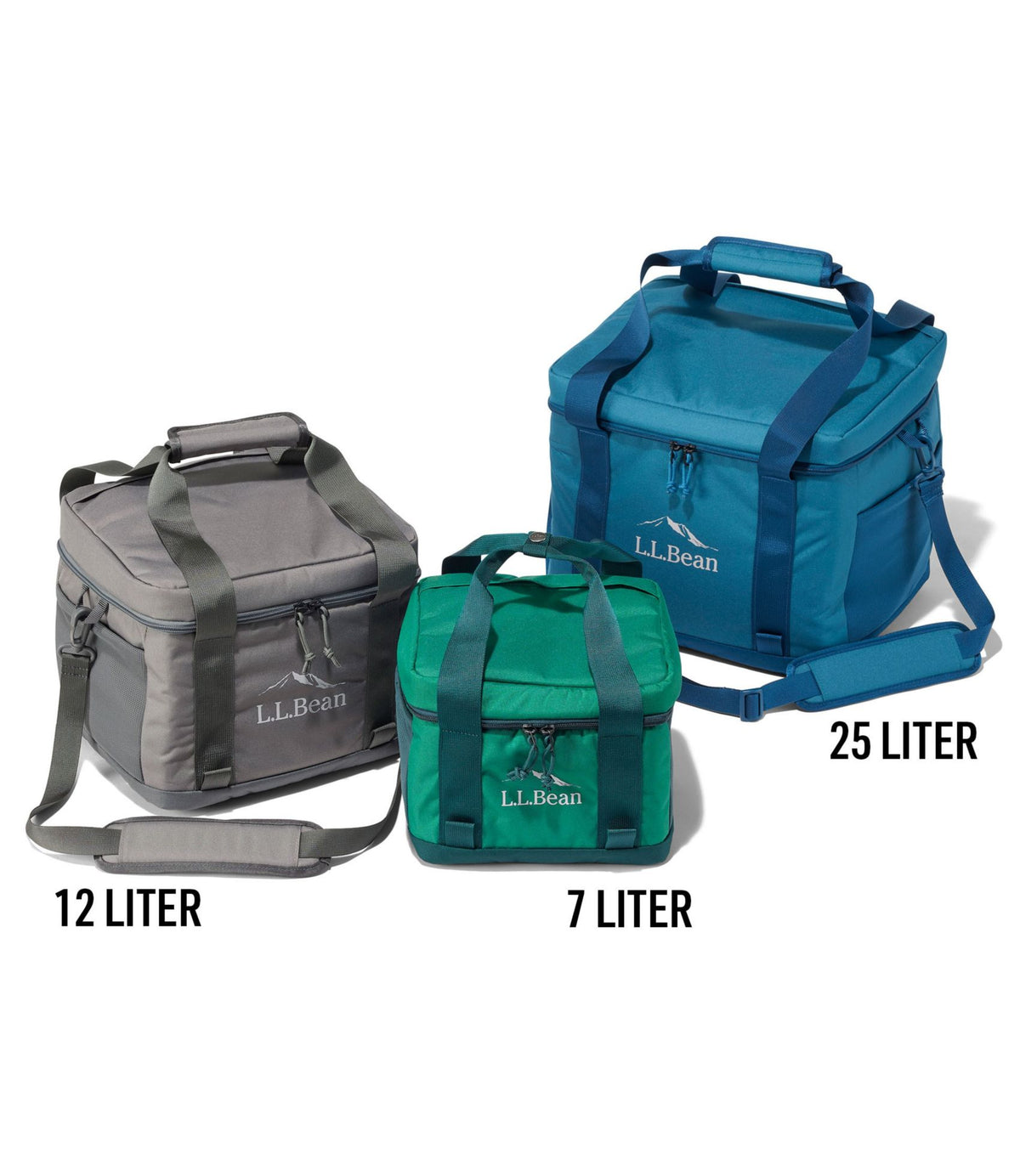 L.L.Bean L.L.Bean Softpack Adventure Cooler, 7 Liter Federal Gray