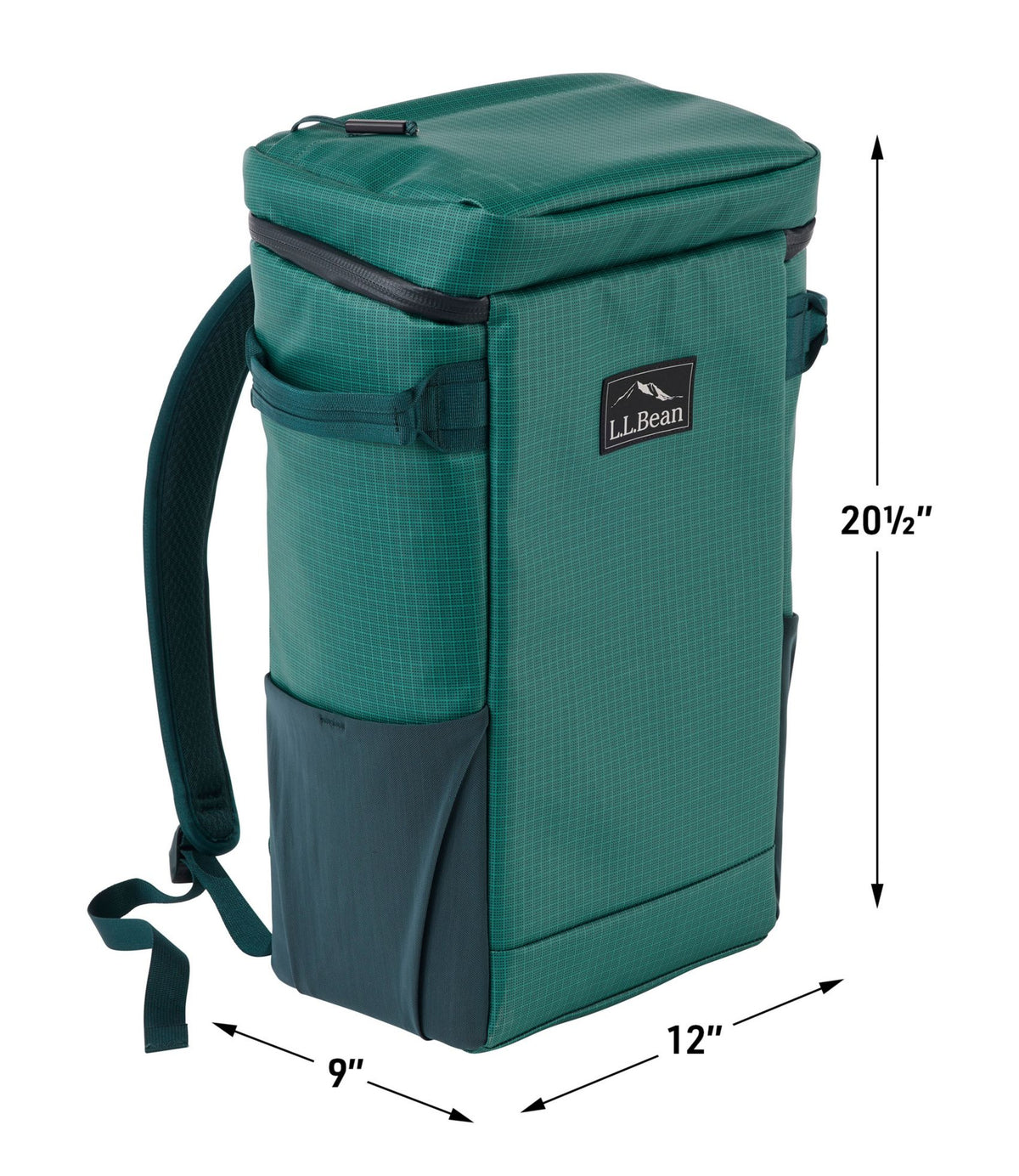 L.L.Bean L.L.Bean Adventure Backpack Cooler, 20 Quart Deepest Green