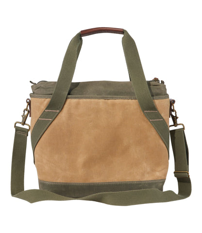 L.L.Bean Insulated Waxed-Canvas Tote, Medium Khaki
