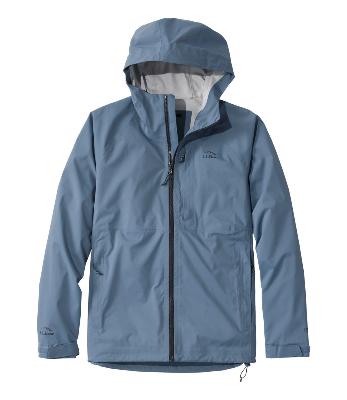 L.L.Bean Men's Angler Rain Jacket Muted Blue