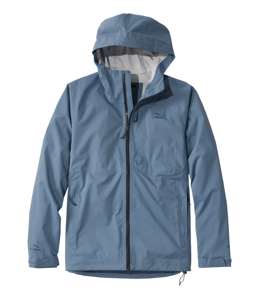 L.L.Bean Men's Angler Rain Jacket Muted Blue