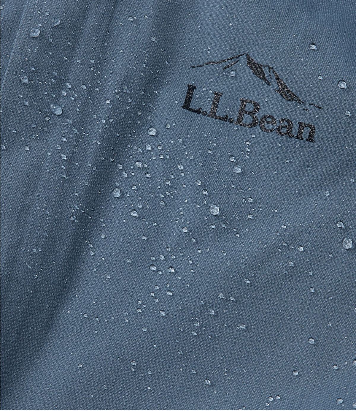 L.L.Bean Men's Angler Rain Jacket Muted Blue