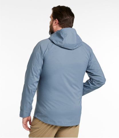 L.L.Bean Men's Angler Rain Jacket Muted Blue