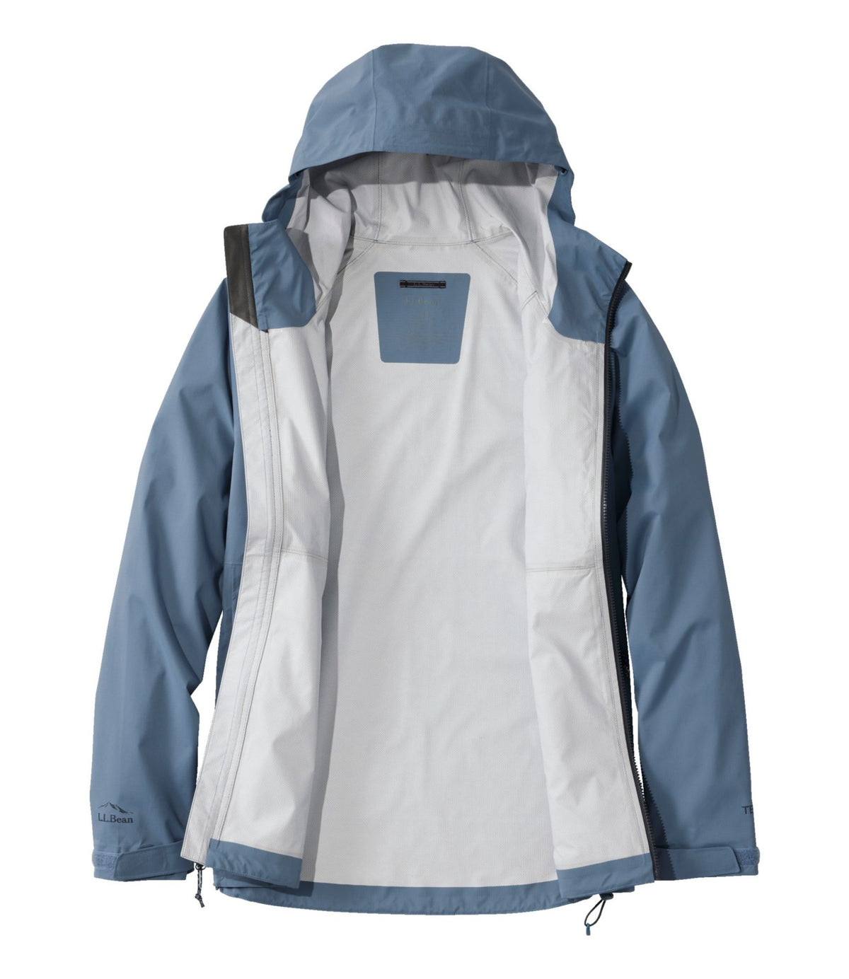 L.L.Bean Men's Angler Rain Jacket Muted Blue