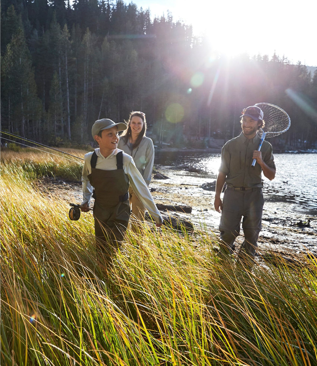 L.L.Bean Quest Four-Piece Fly Rod Outfits, Four-Piece Brown