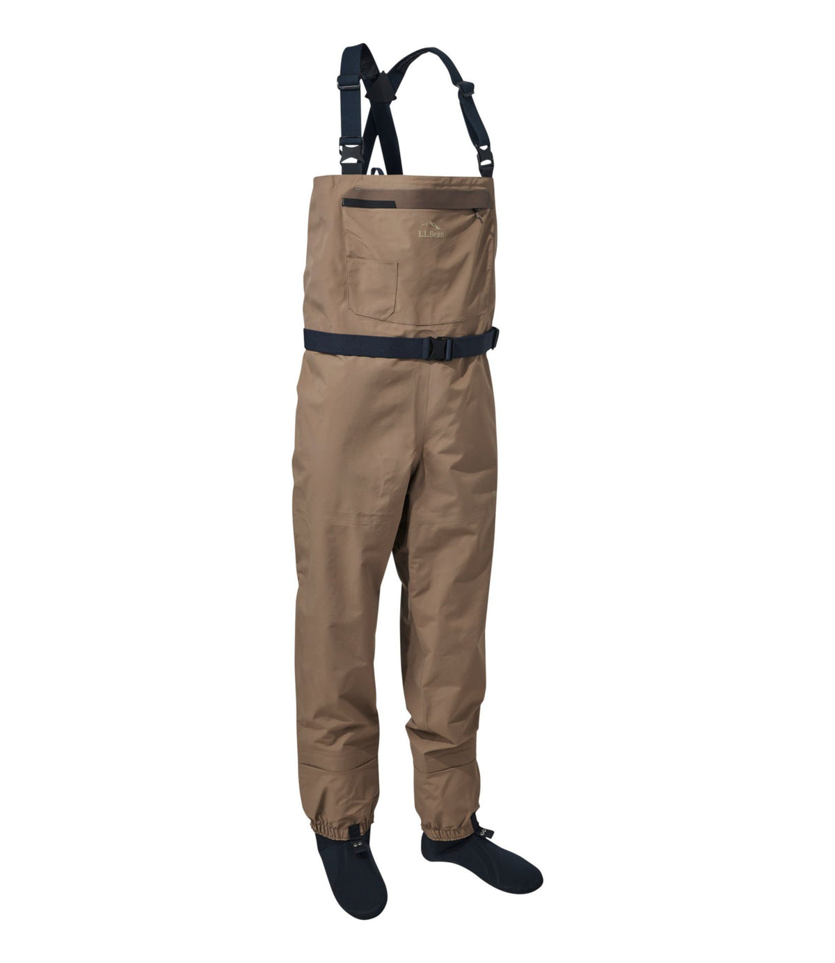 L.L.Bean Men's Double L Stockingfoot Waders with Super Seam Dark Cement