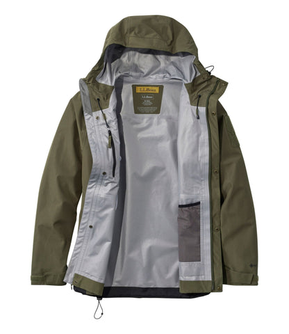 L.L.Bean Men's Maine Warden GORE-TEX Rain Jacket Kelp Green