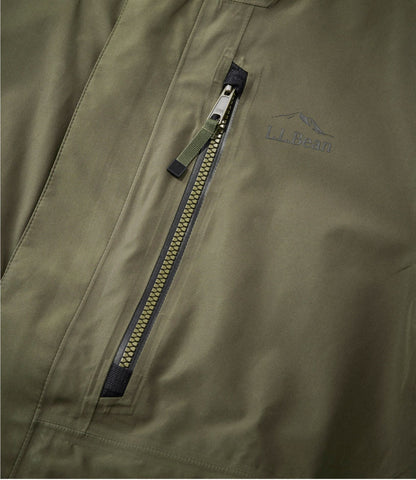 L.L.Bean Men's Maine Warden GORE-TEX Rain Jacket Kelp Green