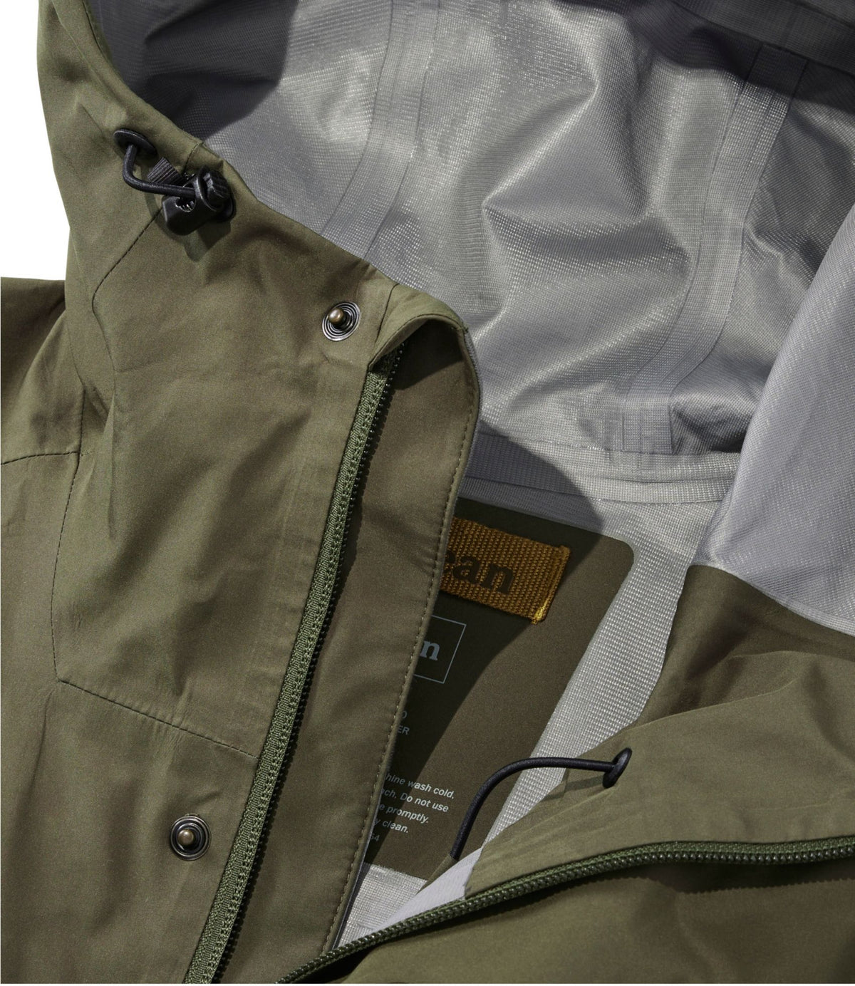 L.L.Bean Men's Maine Warden GORE-TEX Rain Jacket Kelp Green