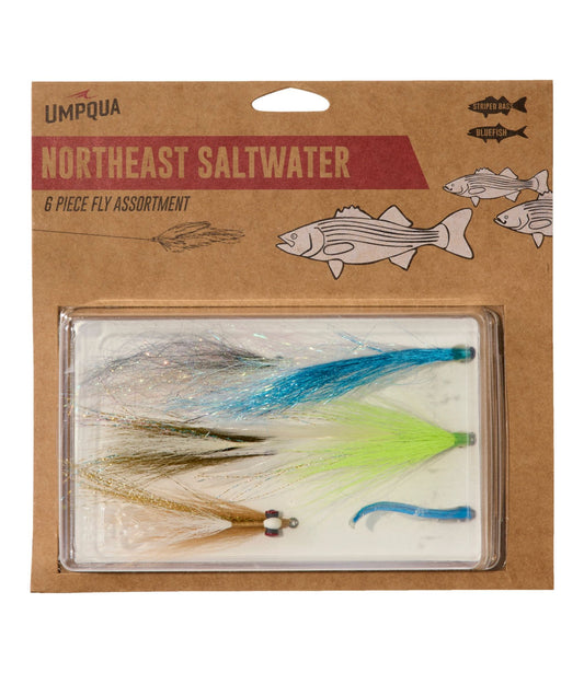 L.L.Bean Umpqua Northeast Saltwater Fly Assortment, 6 flies