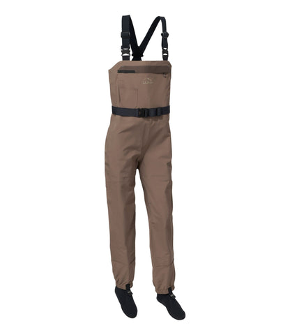 L.L.Bean Women's Double L Stockingfoot Waders with Super Seam Dark Cement