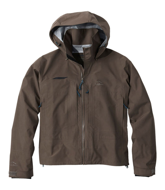 L.L.Bean Men's Rapid River Pro GORE-TEX Wading Jacket Dark Cinder