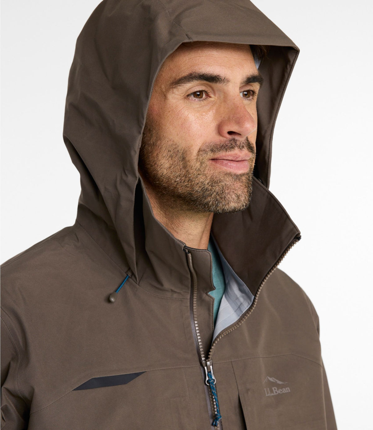 L.L.Bean Men's Rapid River Pro GORE-TEX Wading Jacket Dark Cinder